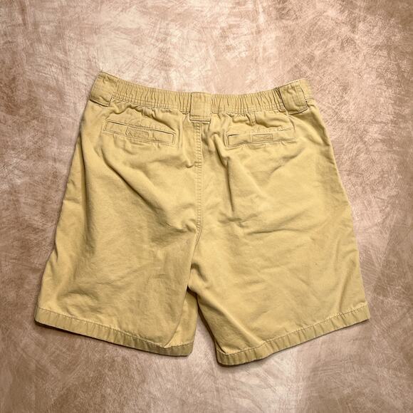 L.L. Bean Yellow Cargo Shorts Tactical Workwear Outdoor Men's 34REG Hiking Retro - Picture 2 of 6